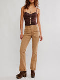 Hard Launch Corset Bodysuit in Mochaccino