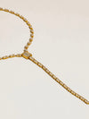 Cieline CZ Lariat Necklace