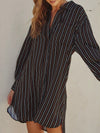 Call It A Day Shirt Dress in Black