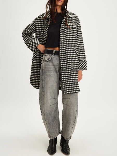 Own It Fringe Jacket in Sand