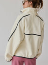 Fit To Fleece Pullover in Cream