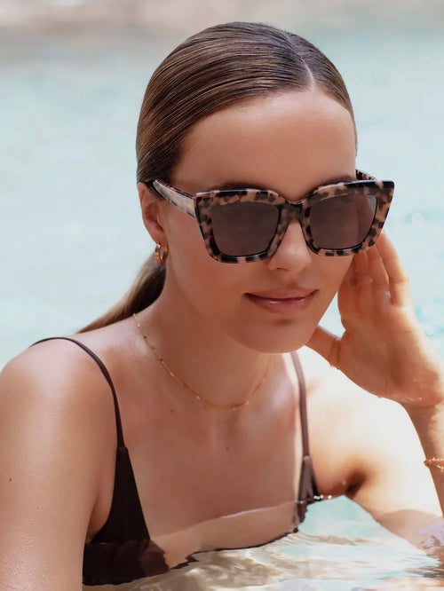 Portofino Sunglasses in Milky Tortoise