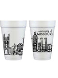 Cheers! Tigers! Foam Cups 10pk