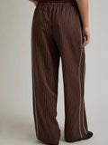 The Tea Is Piping Pant in Brown