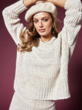 Callie Sweater in Snow Cloud