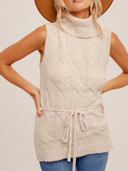 Cool & Cozy Knit Top in Ivory