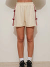 She's So Girly Sweat Short in Cream