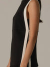 Cara Contrast Border Top in Black