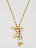 Palm Of Your Hand Pearl Toggle Necklace