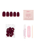 Berry Maroon Press On Nails