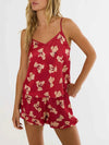 Lolo & Teresa PJ Set in Red Teddy Bear