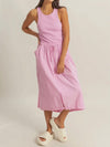 Takes Two To Cargo Dress in Pink