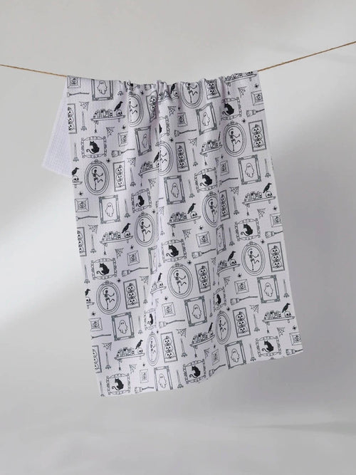 Haunted Gallery Tea Towel