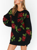 Summit Sweater in Send Me Roses Knit