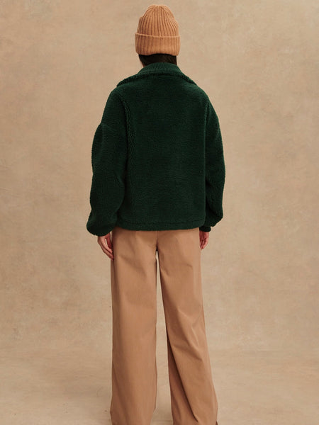 Lowell Sherpa Jacket in Pine Grove