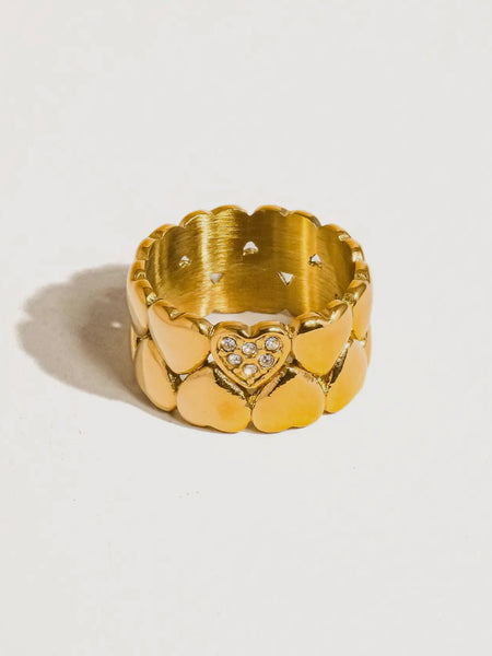 Wayn Petite Hearts Ring