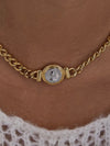 Parisse Coin Pendant Necklace
