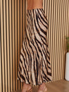 Let's Hear You Roar Skirt in Beige & Black