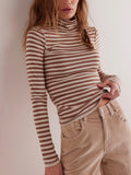 Good Good Turtle Stripe in Otter & Tea