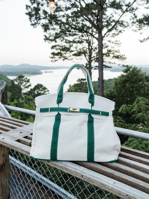 Boatkin Canvas Boat Bag in Green