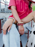 HOGS! Puffy Ink Tee in Red