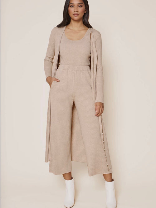 It's Complicated Crop Pant in Oatmeal