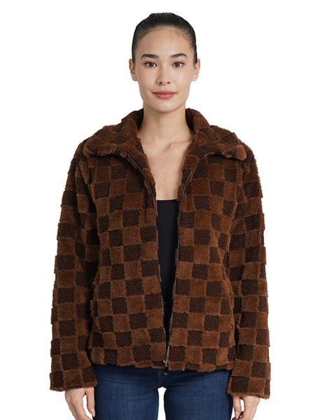 Hot Cocoa Fringe Jacket in Brown