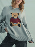 Mr. Bear Sweater in Grey