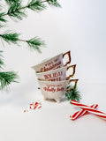 Holiday Cheer Vintage Teacup