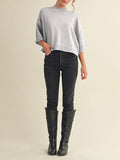 MOCKtauk Will Never Be The Same Sweater in Heather Grey