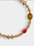 Pasta Girl Beaded Bangle