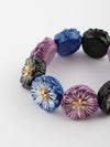 Aster Flowers Chunky Bracelet