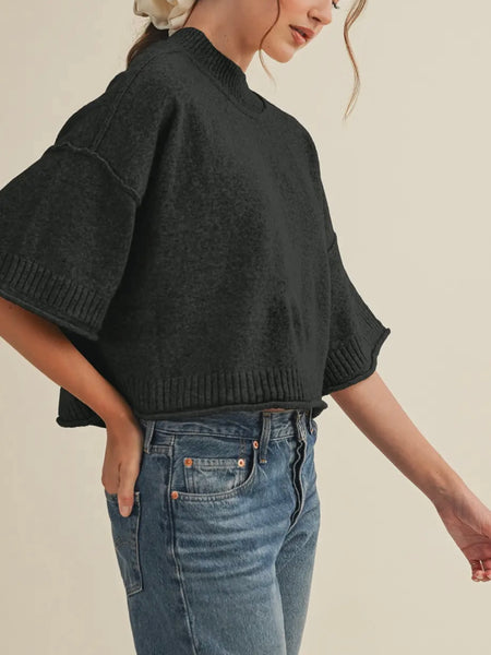 MOCKtauk Will Never Be The Same Sweater in Black