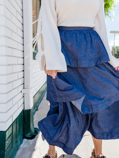 She's Cute Skirt in Chestnut