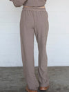 Dani Pants in Brown Stripe