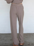 Dani Pants in Brown Stripe
