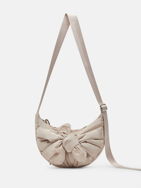 Double Knot Shoulder Bag in Silver