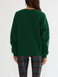 Devyn Oversized Sweatshirt in Pine Hollow