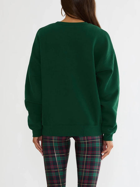 Devyn Oversized Sweatshirt in Pine Hollow