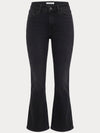 Soft Tech Good Legs Crop Mini Boot Jeans in Black442