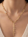 Paperclip Chain Lariat