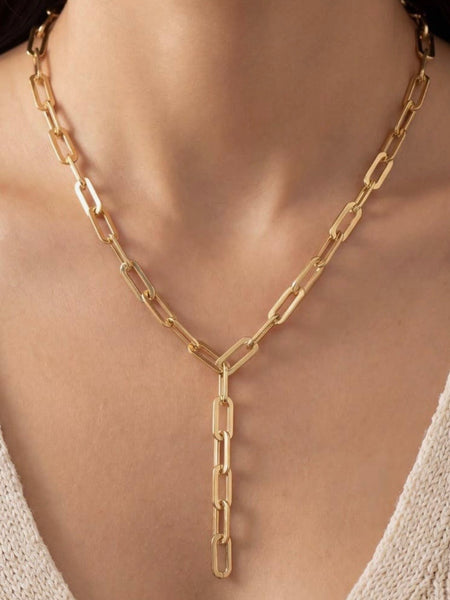 Paperclip Chain Lariat