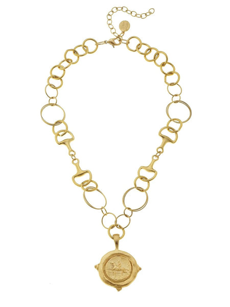 Horse Bit Equestrian Necklace