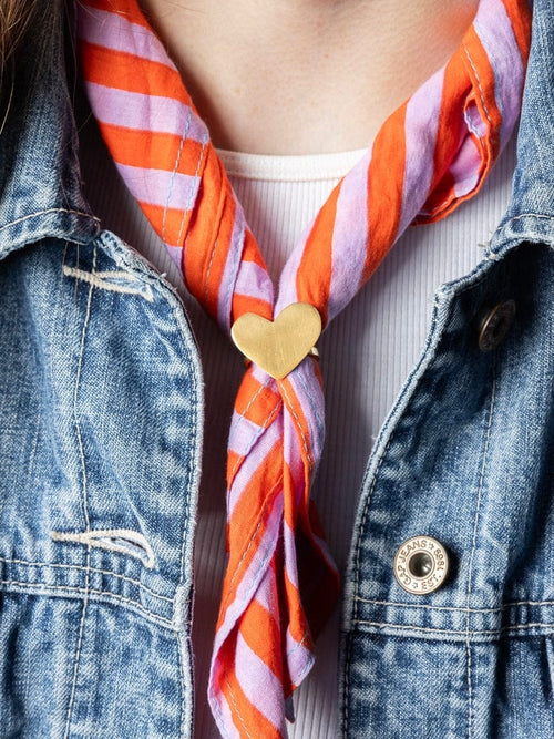 Harper Heart Bandana Ring