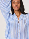 Erika Top in Blue Stripe