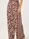 Eva Pants in Brown Tropical