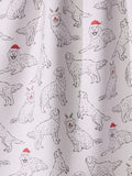 Festive Goldens Tea Towel