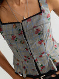 Jolie Corset in Black Combo
