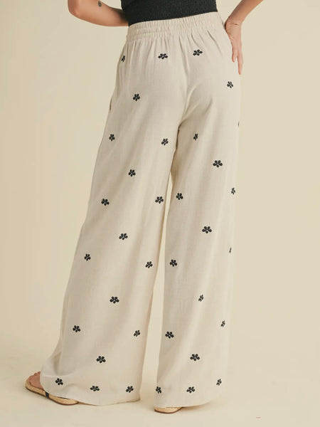 Daisy Loves Linen Pant in Oatmeal