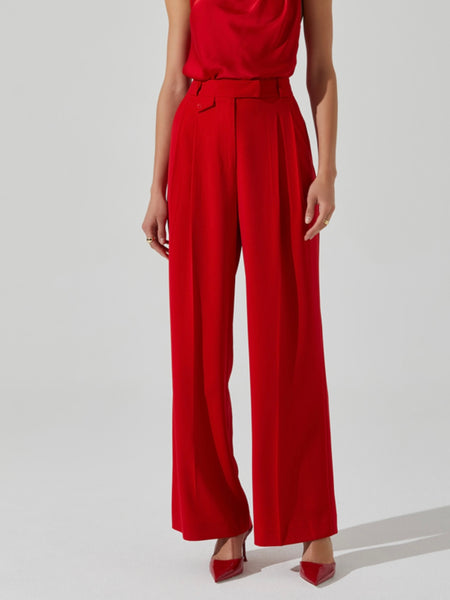 Byrony Pants in Red